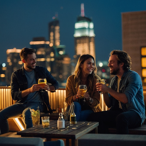 City Lights, Rooftop Vibes, and Good Company