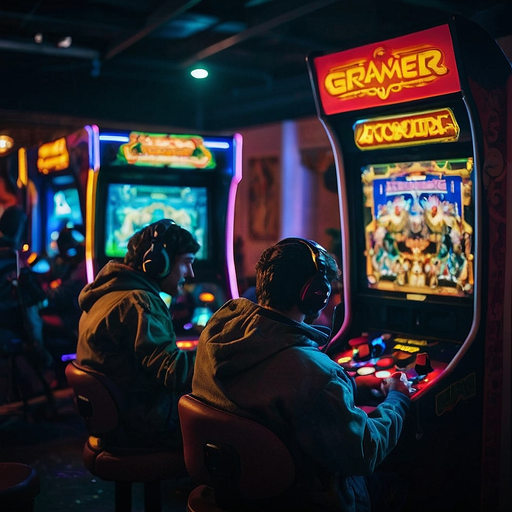 Neon Lights and Arcade Dreams: A Nostalgic Night Out