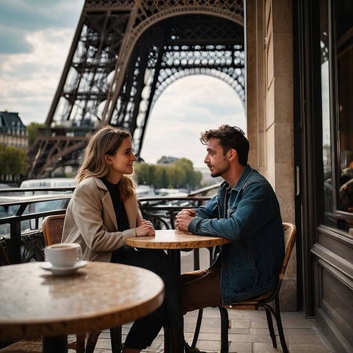 Parisian Romance Under the Eiffel Tower