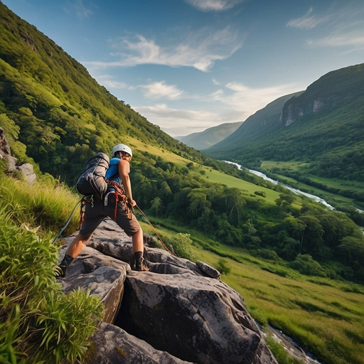 Contemplating the Vastness: A Hiker’s Moment of Serenity