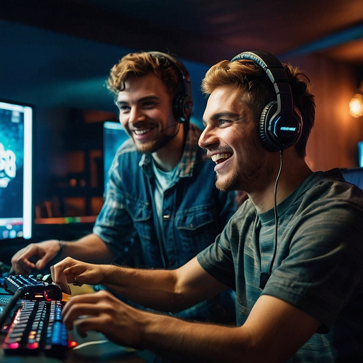 Gaming Buddies: A Night of Fun and Competition