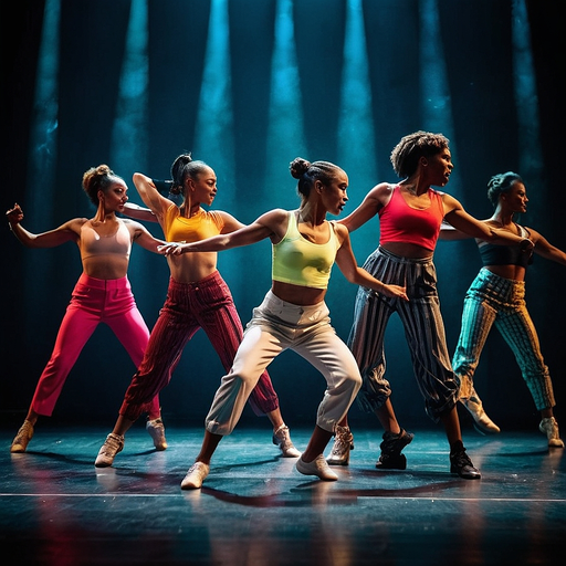 Five Women Ignite the Stage with Energetic Dance