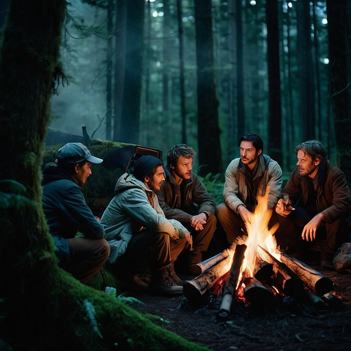 Campfire Tales in the Dark Forest