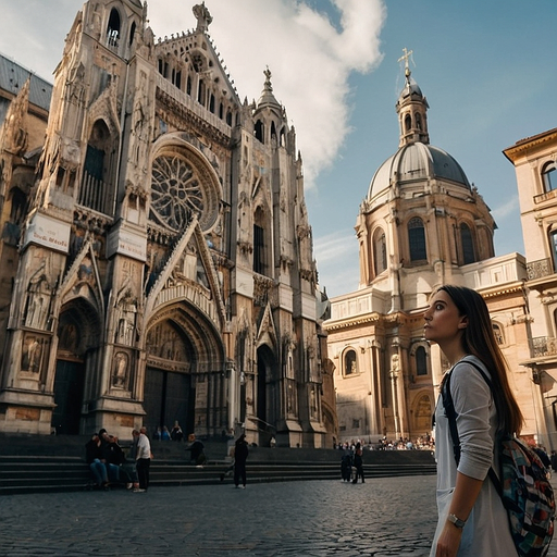 Awe-Inspiring Cathedral: A Moment of Contemplation