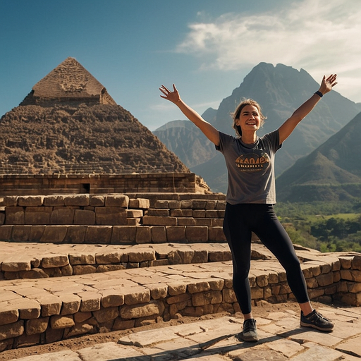 Conquering the Pyramids: A Moment of Joy and Wonder