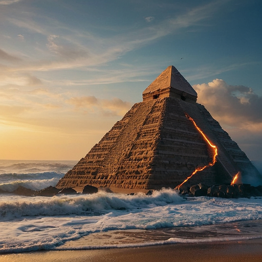 Ancient Pyramid Erupts in Apocalyptic Display