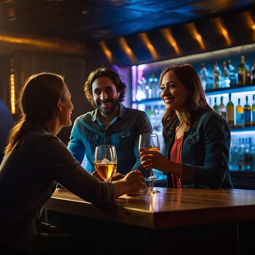 Warm Smiles and Shared Stories: A Night at the Bar