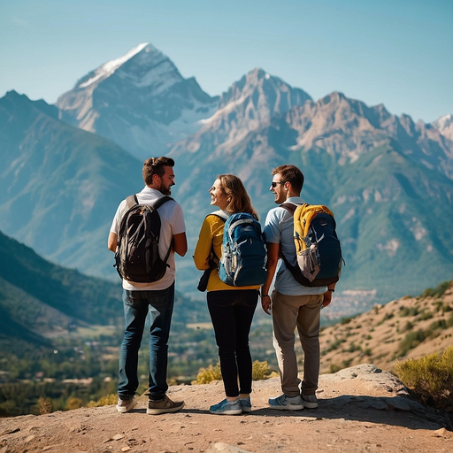 Friends Conquer the Peak, Finding Joy in the Majestic View