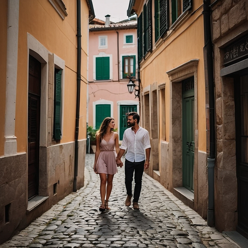 A Romantic Stroll Through the Cobblestone Streets of Europe