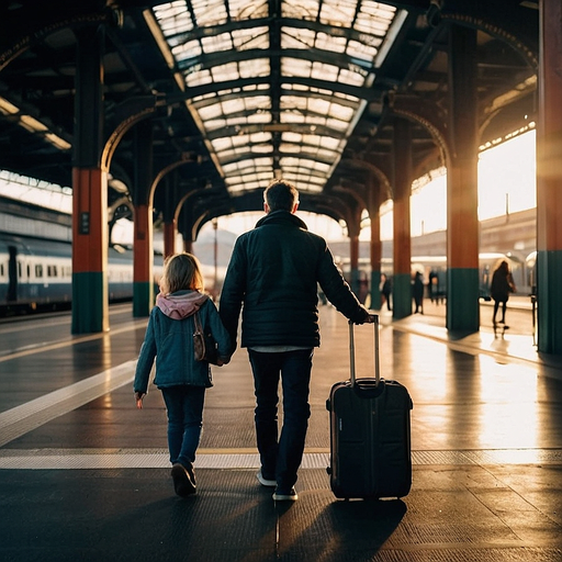 A Father and Daughter’s Journey into the Sunset