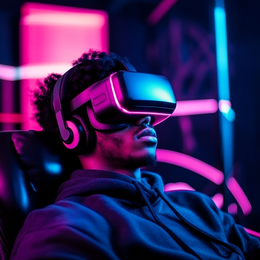 Lost in the Neon Glow: A Futuristic VR Experience