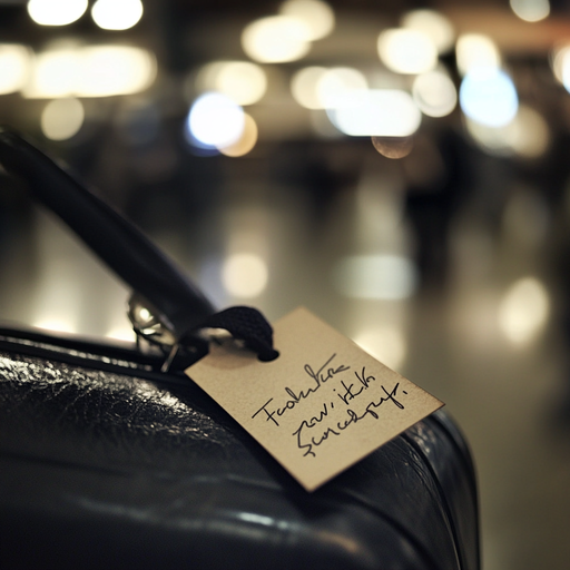 A Message in the Luggage Tag