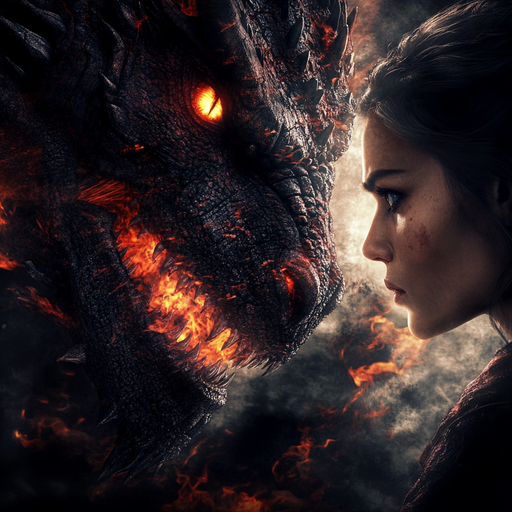 Dragon’s Breath, Woman’s Gaze: A Moment of Intrigue