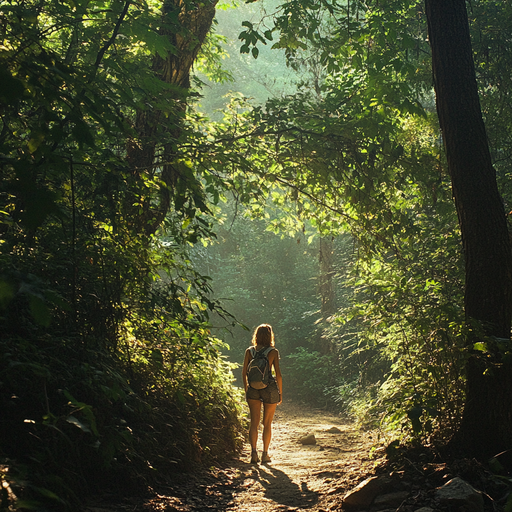 Lost in the Green: A Woman’s Journey Through a Mystical Forest