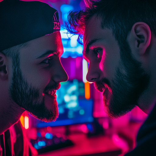 Neon Nights: A Tale of Intense Intimacy