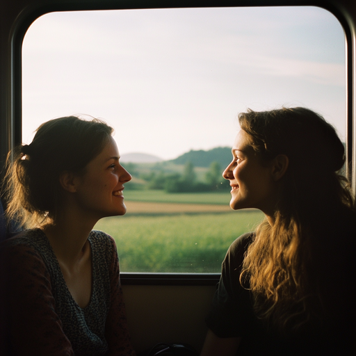 A Moment of Joy and Connection on a Train Ride