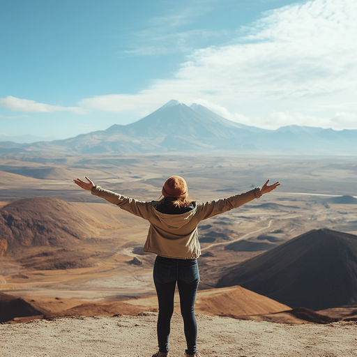 A Moment of Solitude on the Mountaintop