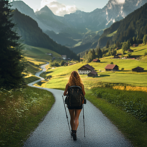 A Solitary Journey into the Mountains