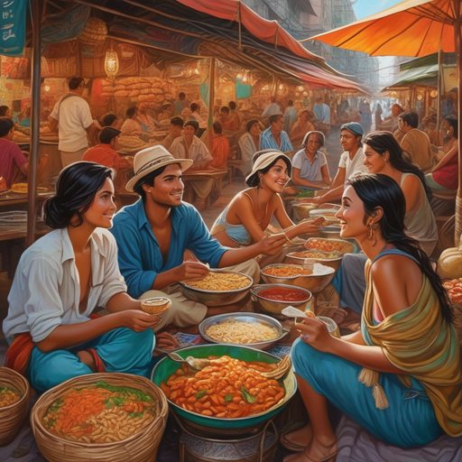 Vibrant Market Life: A Feast for the Senses