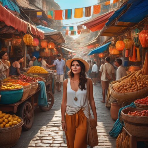 A Vibrant Journey Through India’s Bustling Marketplace