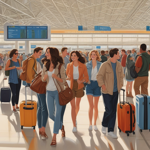 The Excitement of Departure: Capturing the Buzz of Airport Travel