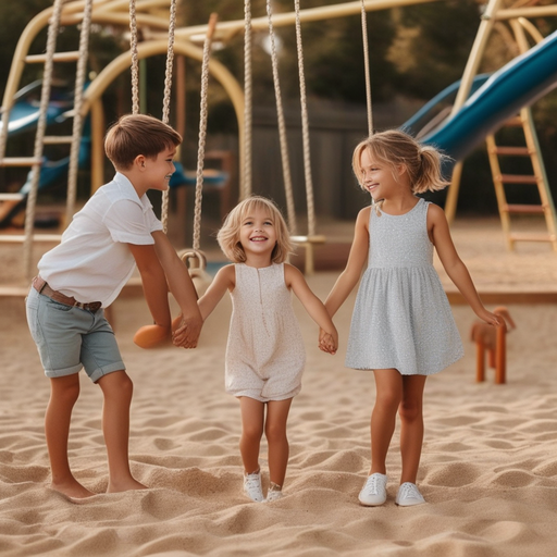 Childhood Joy: A Moment of Pure Happiness on the Playground