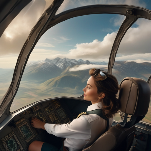 Soaring High: A Pilot’s Serene Moment