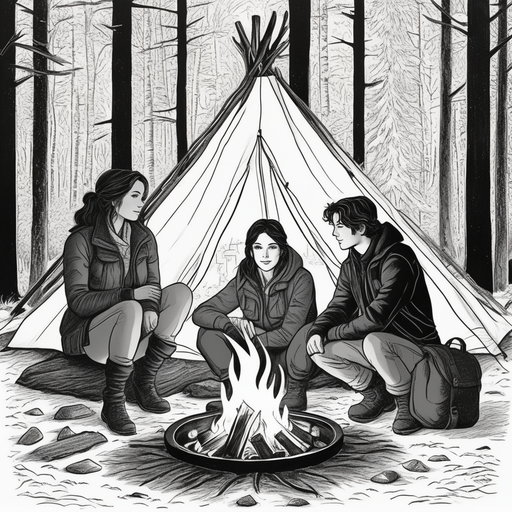 Campfire Tales: Cozy Adventure in the Shadowy Woods