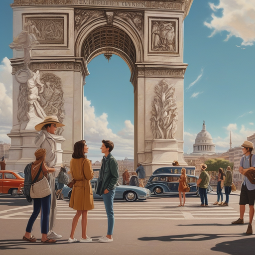 Parisian Romance: Capturing the Magic of the Arc de Triomphe