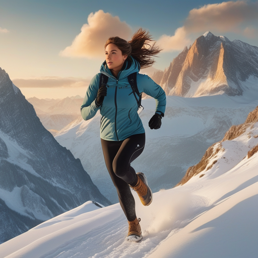 Conquering the Peak: A Woman’s Determination in the Snowy Wilderness