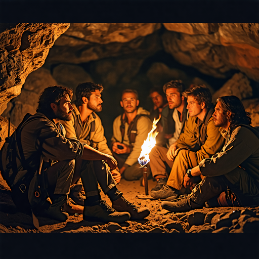 Mystery and Camaraderie Around the Cave Fire