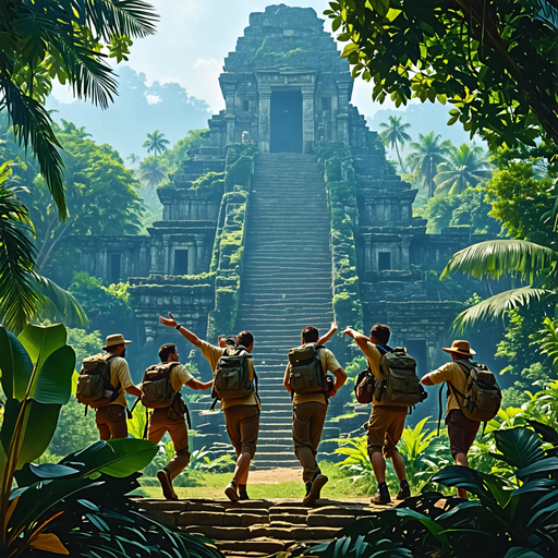 Lost in the Jungle: Explorers Face Ancient Temple