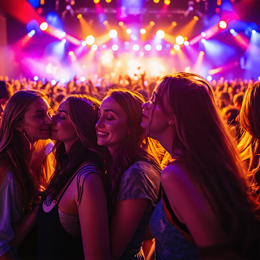 Friendship Glows Under the Concert Lights