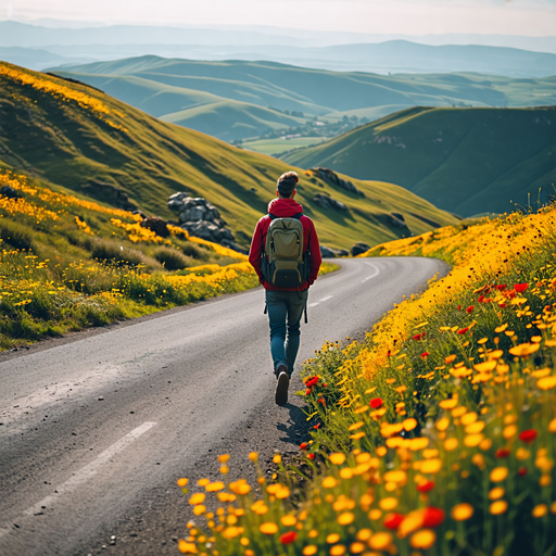 Finding Tranquility in the Wildflower Fields