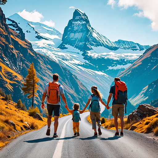 A Family’s Journey Through Majestic Mountains