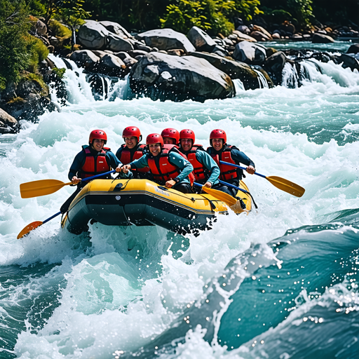 Whitewater Rafting Adventure: Smiles Amidst the Spray