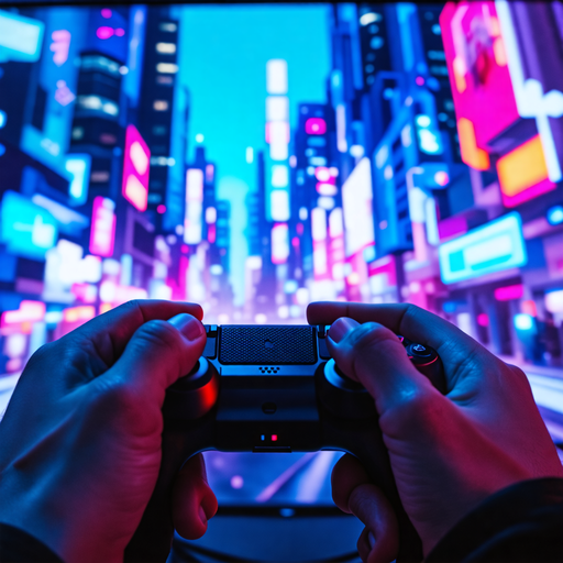 Immersed in Neon: A Gamer’s Thrilling Journey