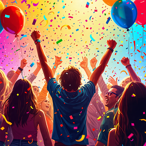 Confetti and Joy: Capturing the Spirit of Celebration