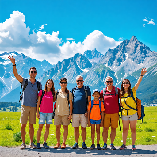 Family Adventure in the Majestic Mountains