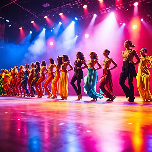 Dazzling Silhouettes: Women Shine Under the Spotlight