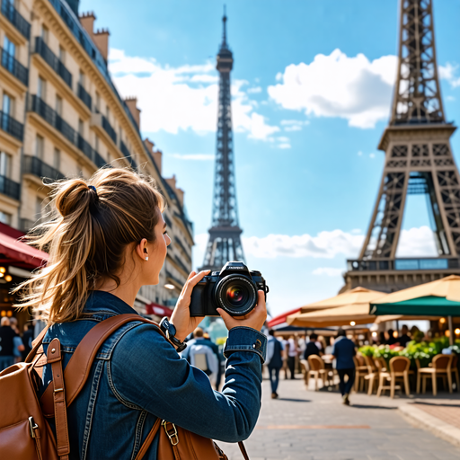 Capturing Parisian Grandeur: A Woman’s Perspective on the Eiffel Tower