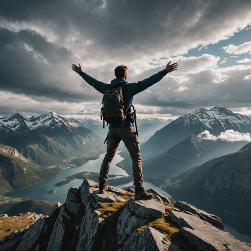 A Moment of Triumph on the Mountaintop