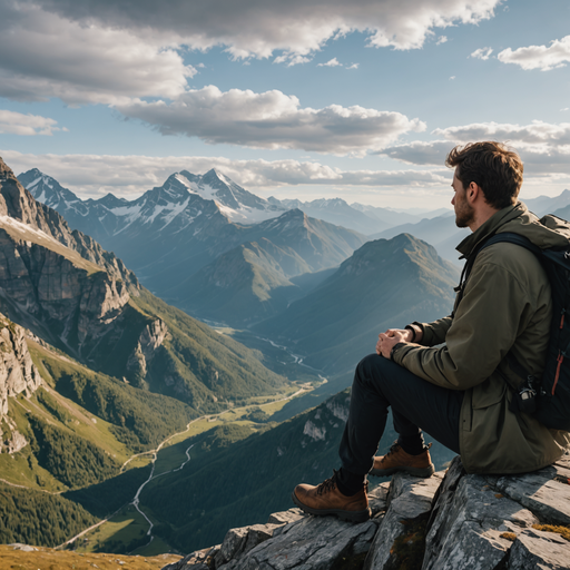 Finding Tranquility Amidst Majestic Peaks