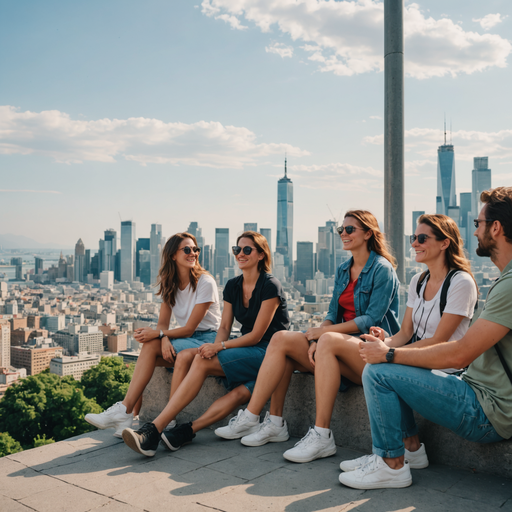 Friends Find Joy in the City’s Embrace