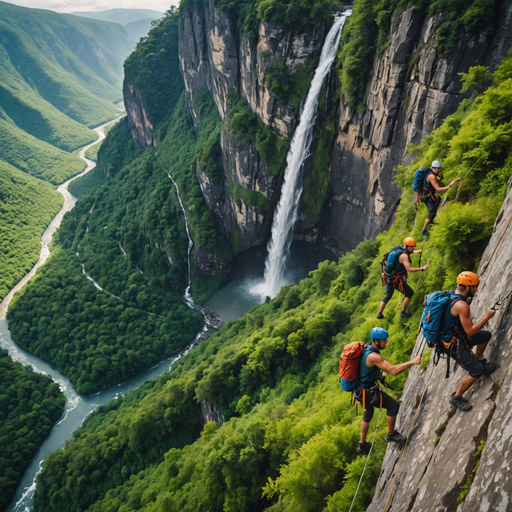 Conquering the Cliff: A Breathtaking Descent