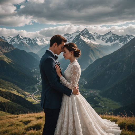 Love Amidst the Majestic Peaks