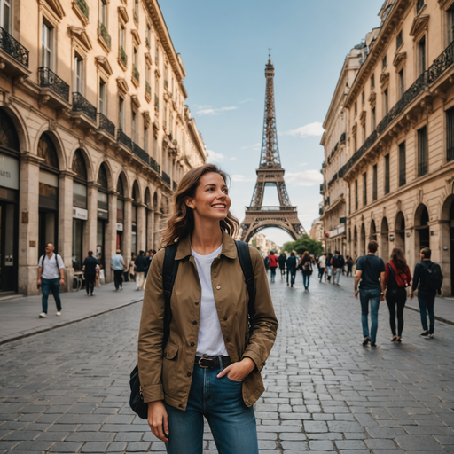 Parisian Romance: A Woman’s Journey to the Eiffel Tower