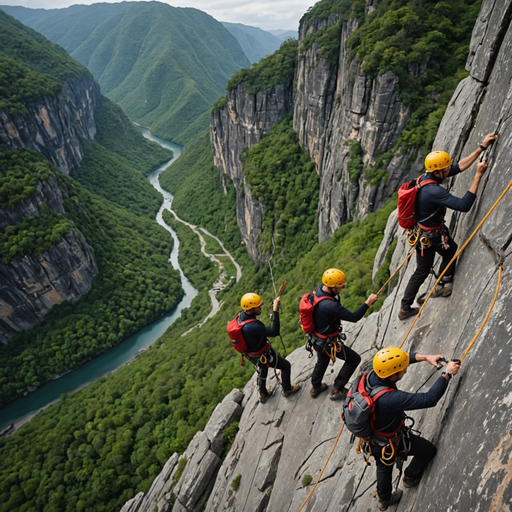 Daredevils Conquer the Cliffside: A Breathtaking View Awaits