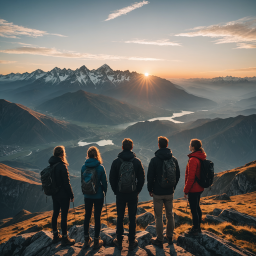 Golden Hour Adventure on the Mountaintop