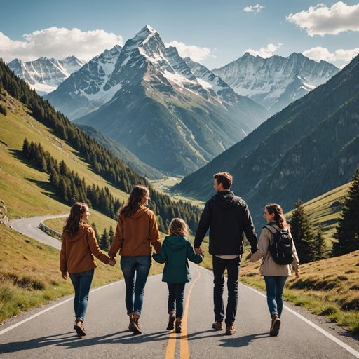 A Family’s Journey Through Majestic Mountains